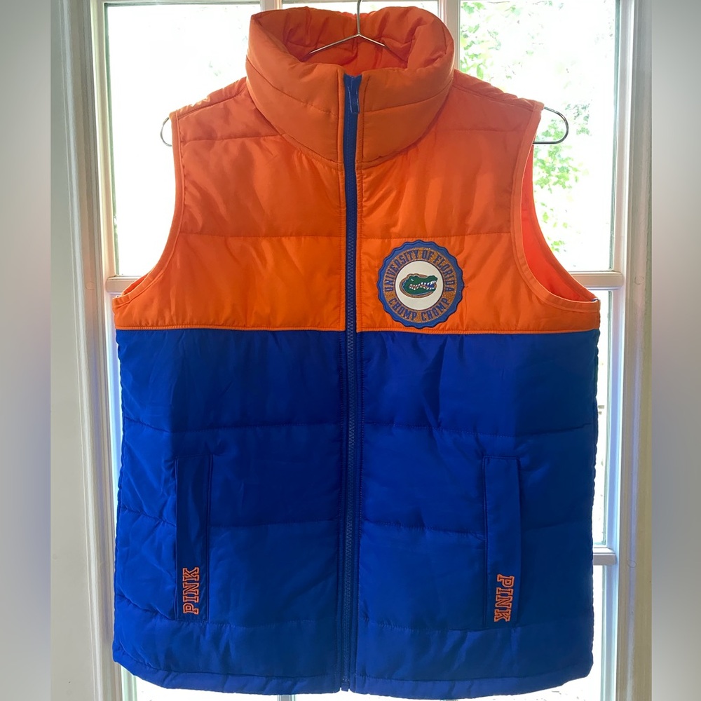 University Of Florida x VSPink puffer vest